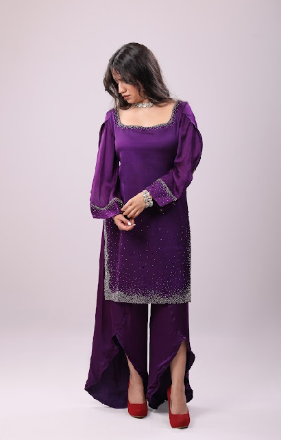 Purple Kurta