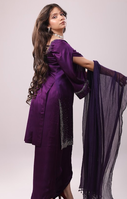 Purple Kurta